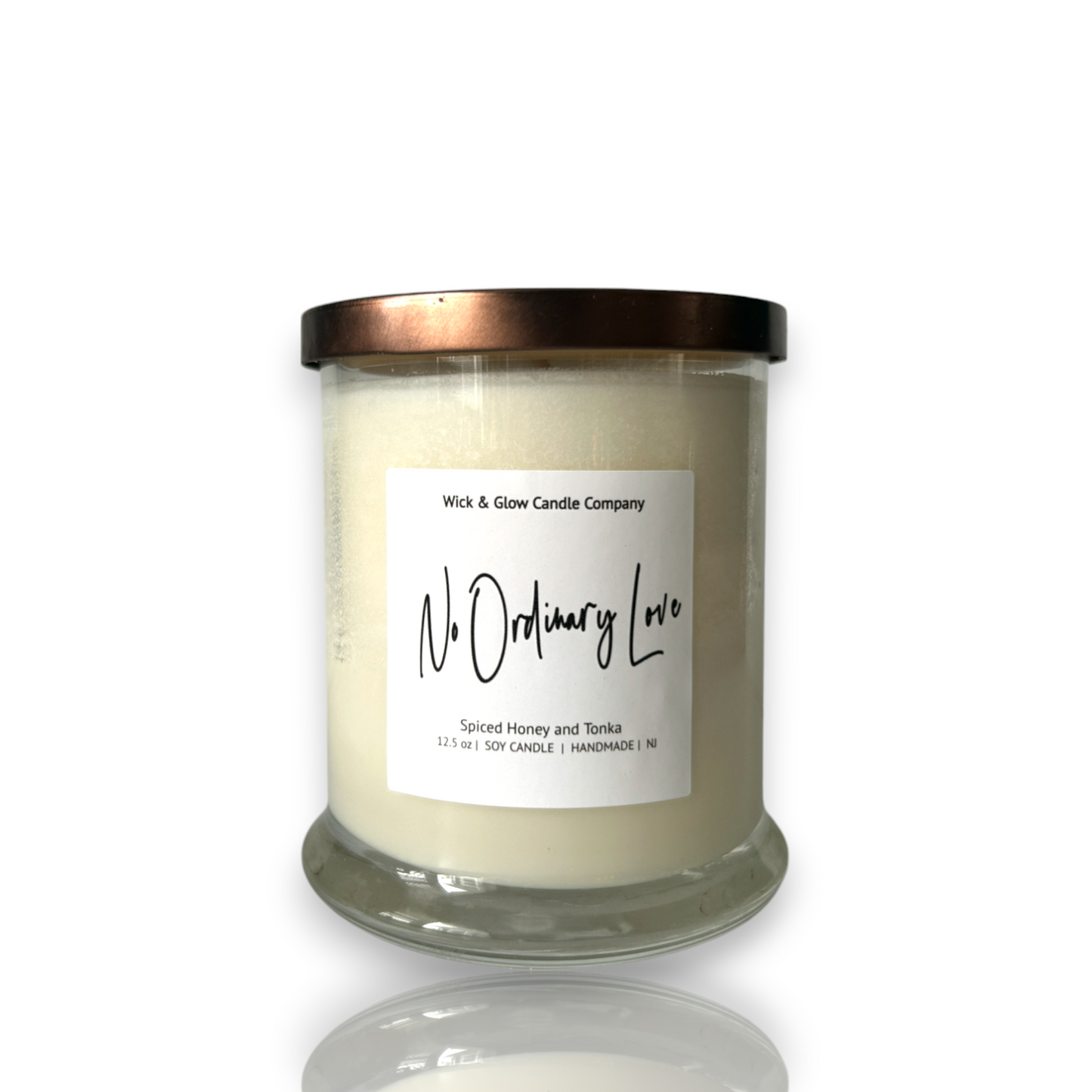 No Ordinary Love - Spice Honey and Tonka Luxury Scented Candle