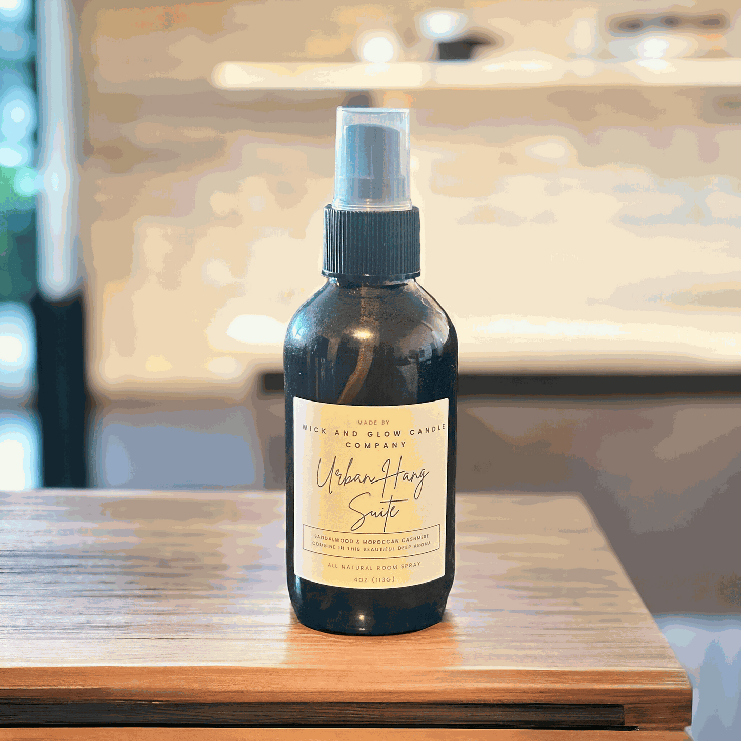Urban Hang Suite Room & Linen Spray | Sandalwood, Amber & Moroccan Cashmere | 4 oz