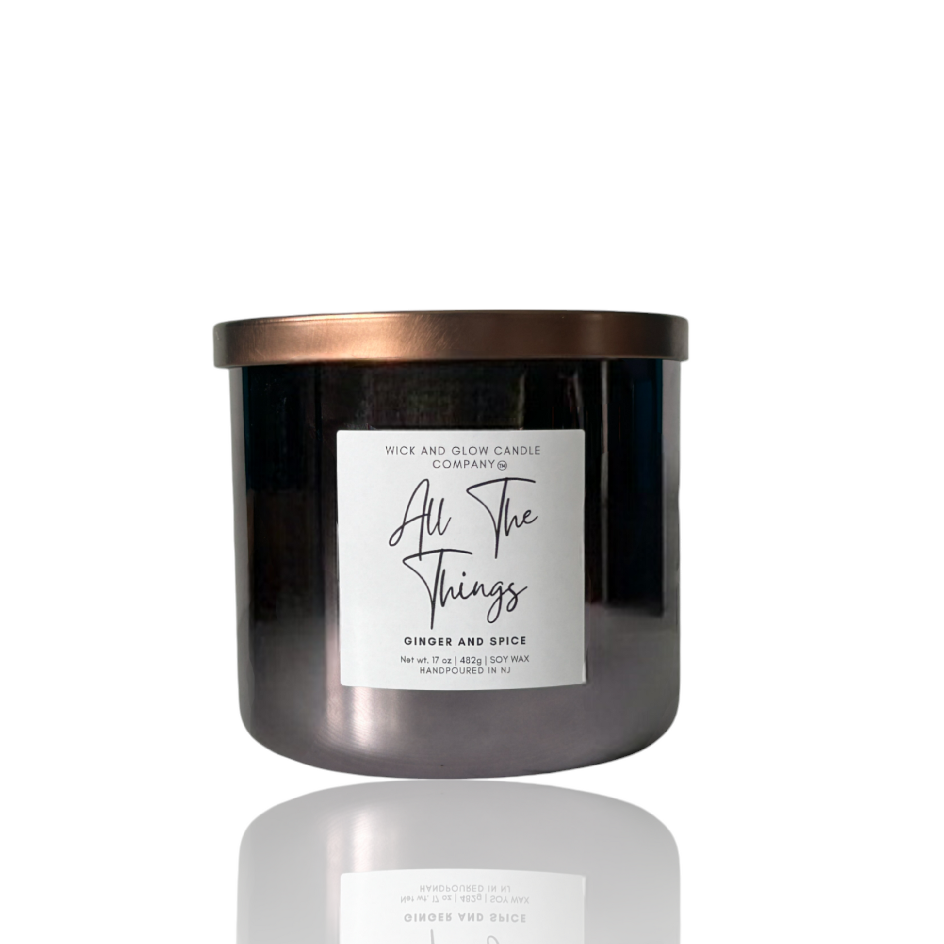 All The Things Luxury Soy Wax Candle – Ginger and Spice