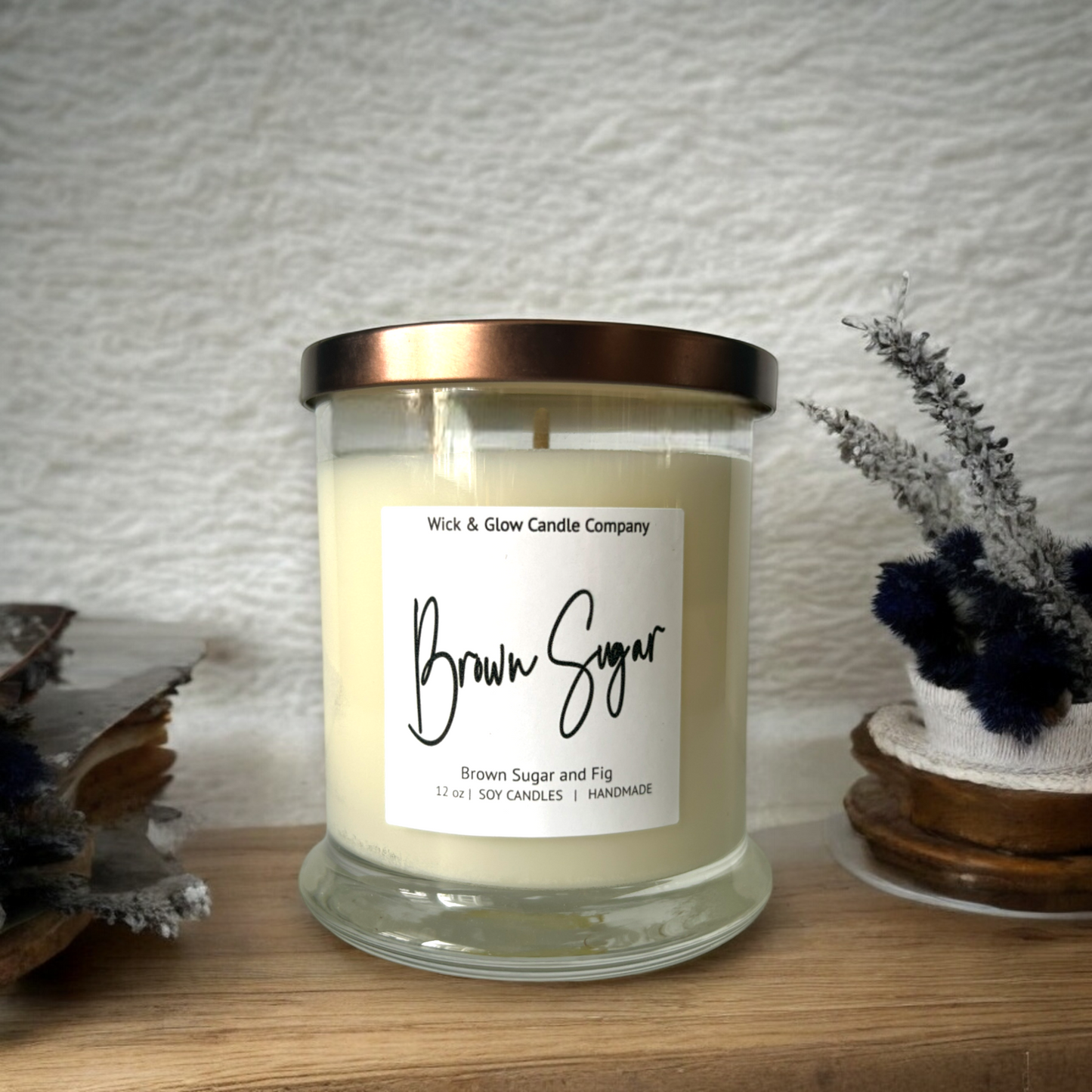 Brown Sugar Luxury Scented Candle