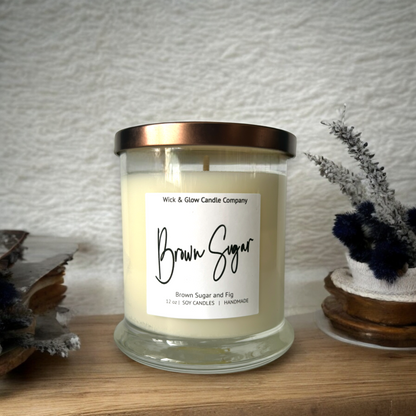 Brown Sugar Luxury Scented Candle