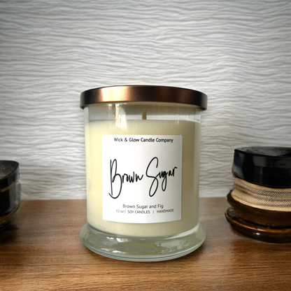 Brown Sugar Luxury Scented Candle