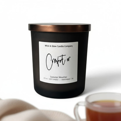 Comforter | Luxury Soy Wax Candle – Sage, Juniper & Eucalyptus