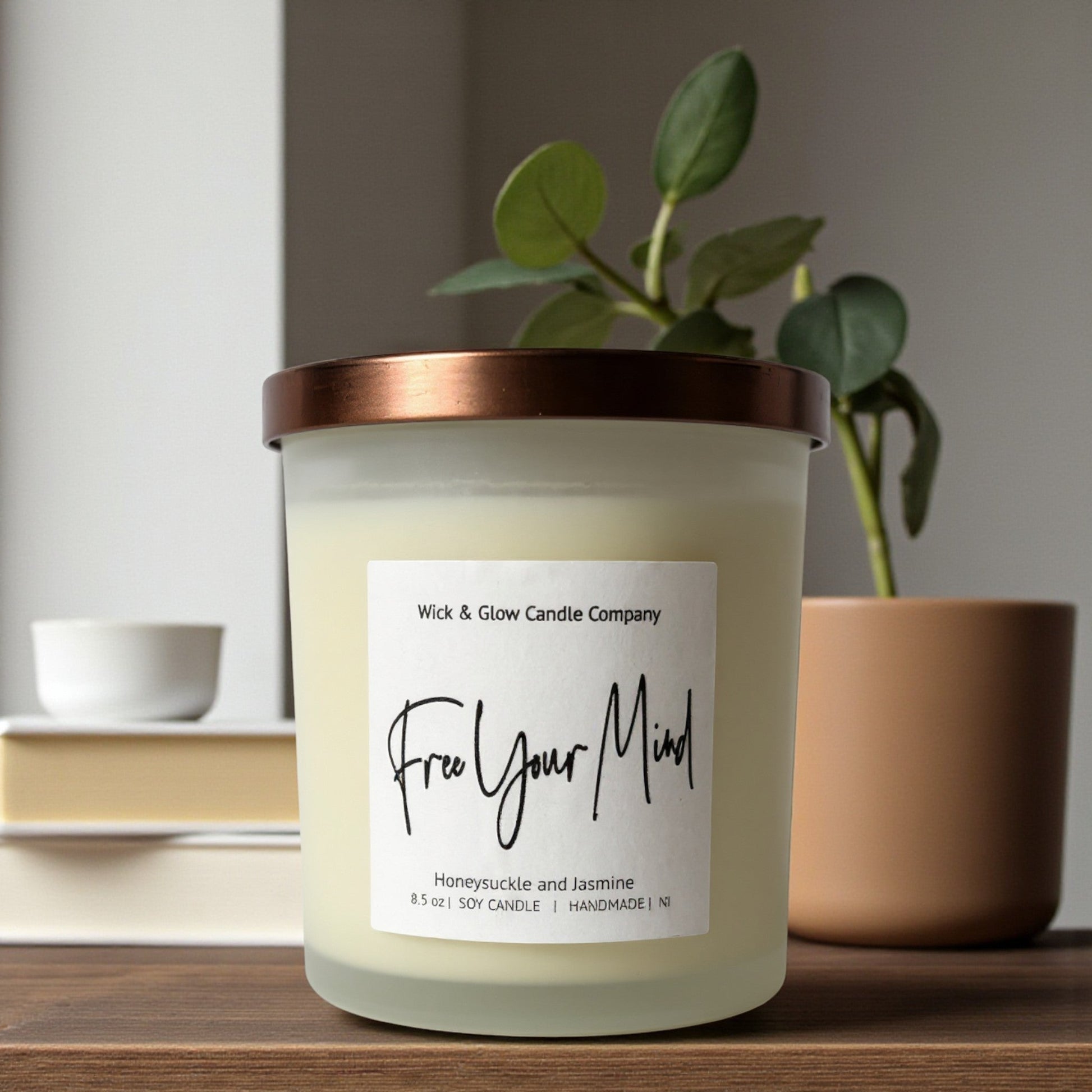 Cozy Gift Box Mini | Luxury Soy Wax Candle Gift Set | Handcrafted Self-Care Box by Wick & Glow