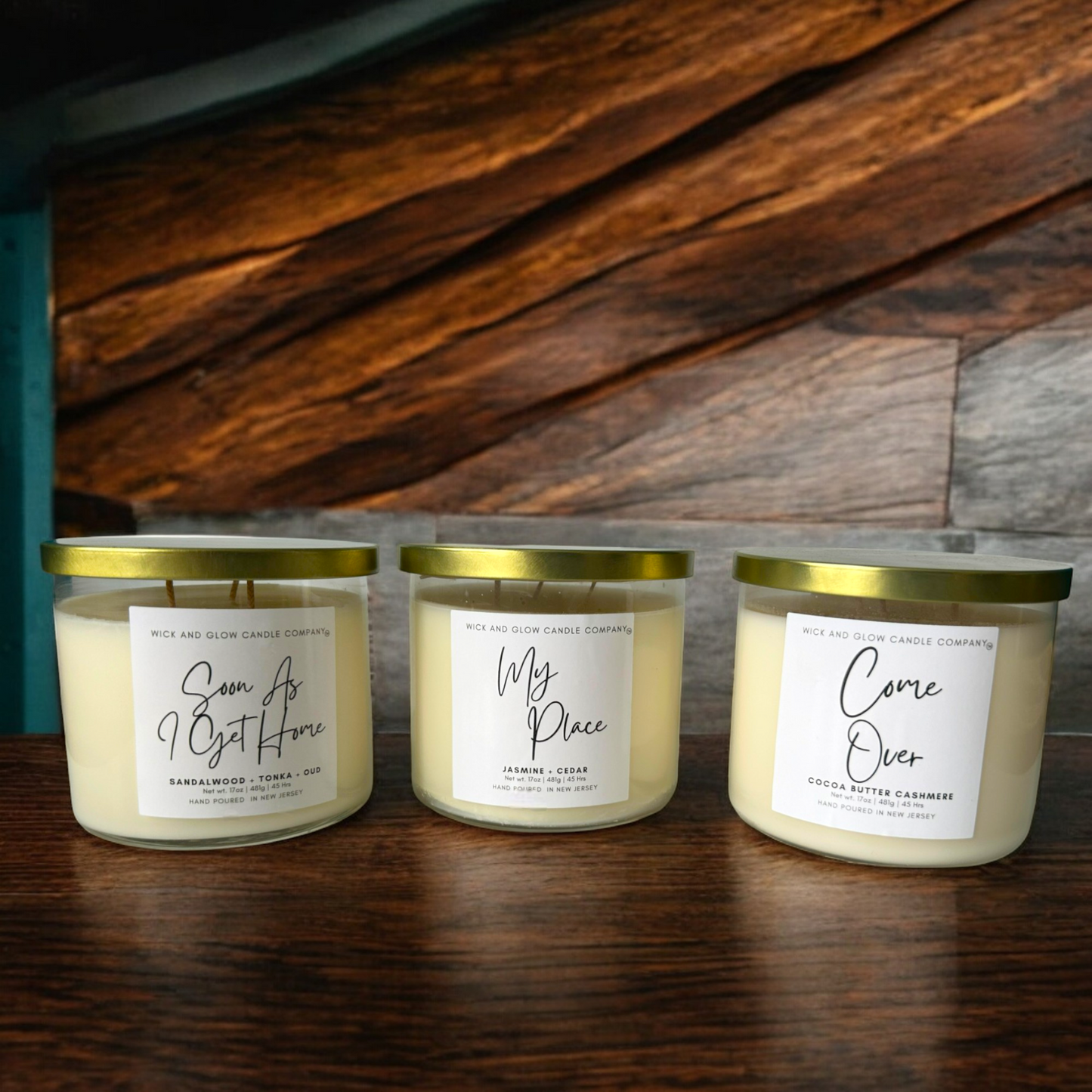 Fall 4 U | Luxury Soy Wax Candle Collection | 3 Wick Fall Candle Set
