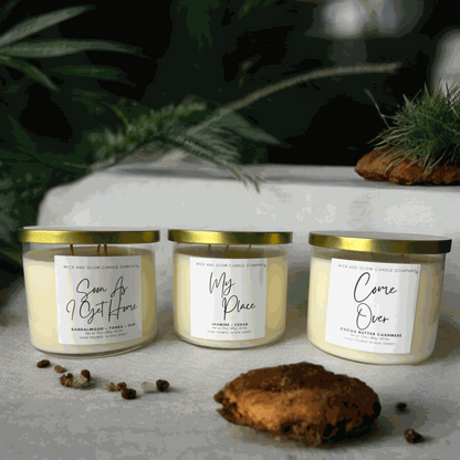 My Place | Luxury Soy Wax Candle – Jasmine, Cedarwood & Musk