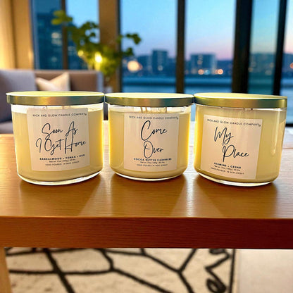 My Place | Luxury Soy Wax Candle – Jasmine, Cedarwood & Musk