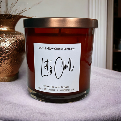 Cozy Gift Box Mini | Luxury Soy Wax Candle Gift Set | Handcrafted Self-Care Box by Wick & Glow