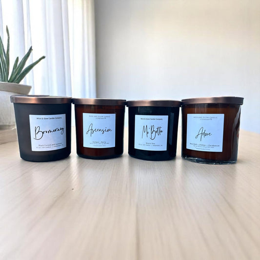 Men of R&B Vol. 2 | Luxury Soy Wax Candle Gift Set |  4-Candle Collection