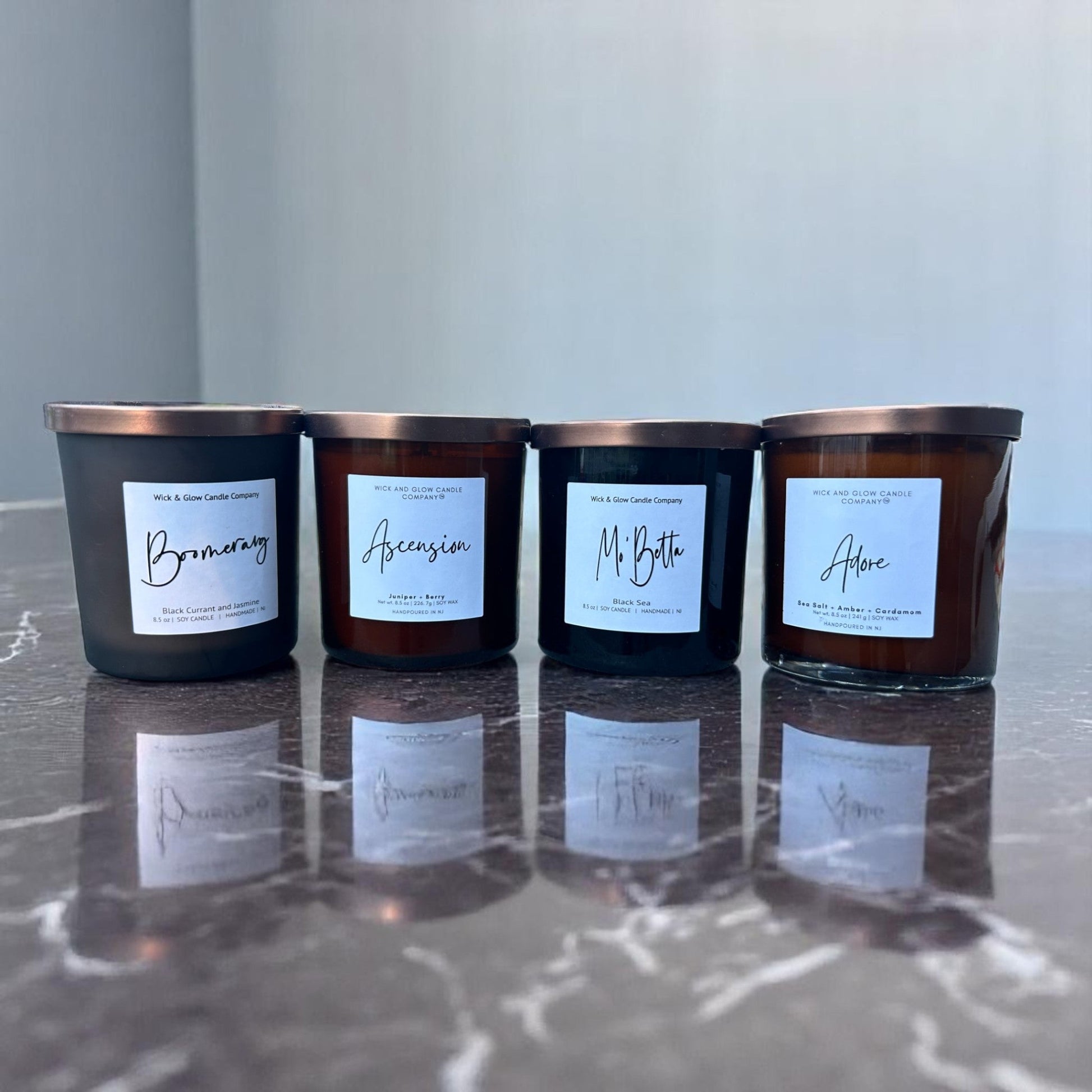 Men of R&B Vol. 2 | Luxury Soy Wax Candle Gift Set |  4-Candle Collection