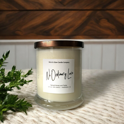No Ordinary Love - Spice Honey and Tonka Luxury Scented Candle