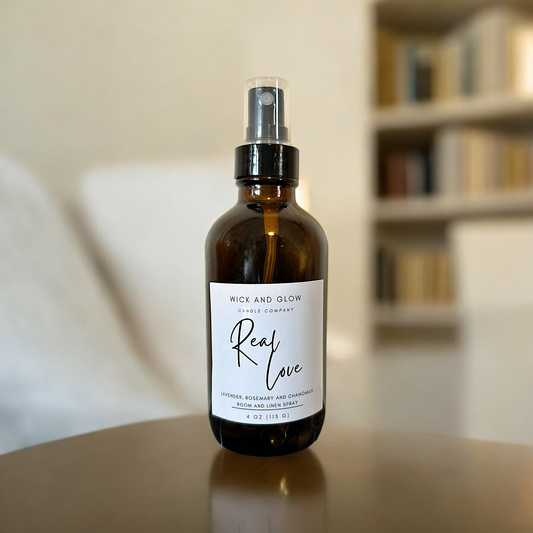 Real Love Room & Linen Spray | White Sage, Lavender & Chamomile | 4 oz