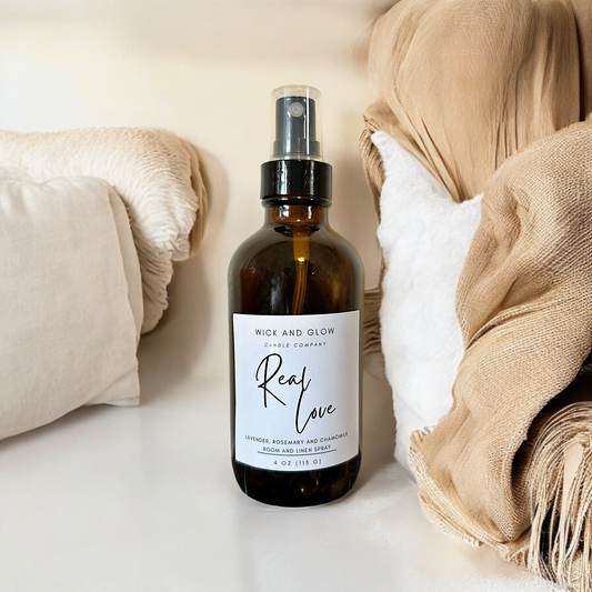 Real Love Room & Linen Spray | White Sage, Lavender & Chamomile | 4 oz