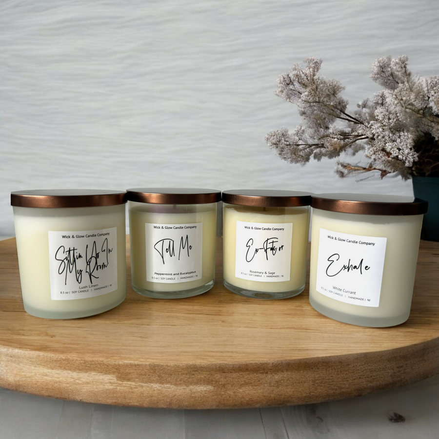 The R&B Mixtape: Self-Care Edition | Luxury Soy Wax Candle Set | 4 Candle Gift Set