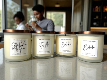 The R&B Mixtape: Self-Care Edition | Luxury Soy Wax Candle Set | 4 Candle Gift Set
