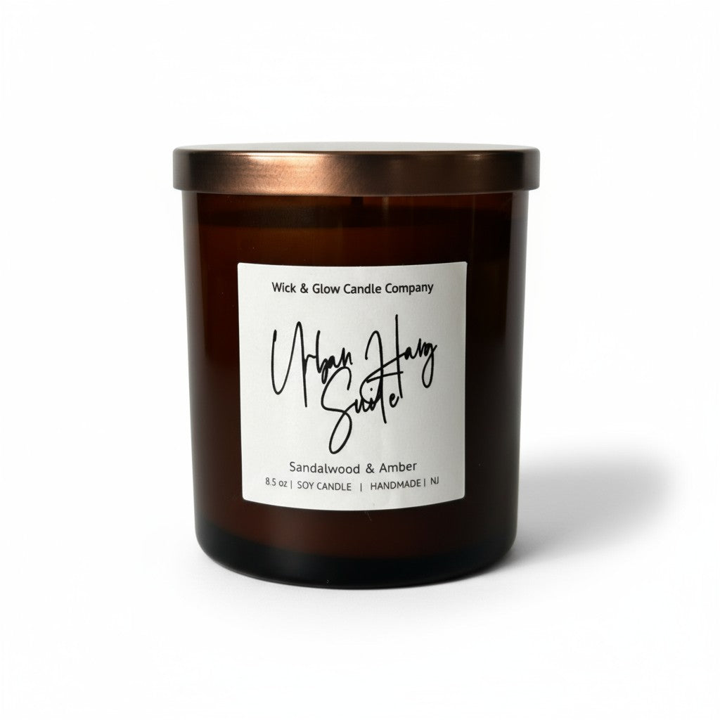 Urban Hang Suite- Sandalwood and Amber Luxury Candle