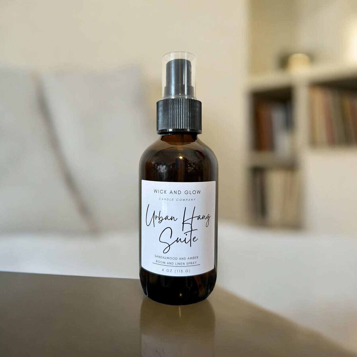 Urban Hang Suite Room & Linen Spray | Sandalwood, Amber & Moroccan Cashmere | 4 oz