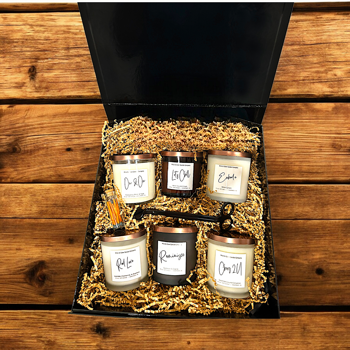 The Welcome Home Box | Luxury Soy Wax Candle Gift Set | 6-Candle Housewarming Box