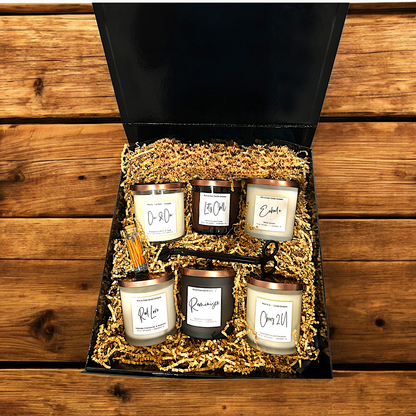 The Welcome Home Box | Luxury Soy Wax Candle Gift Set | 6-Candle Housewarming Box