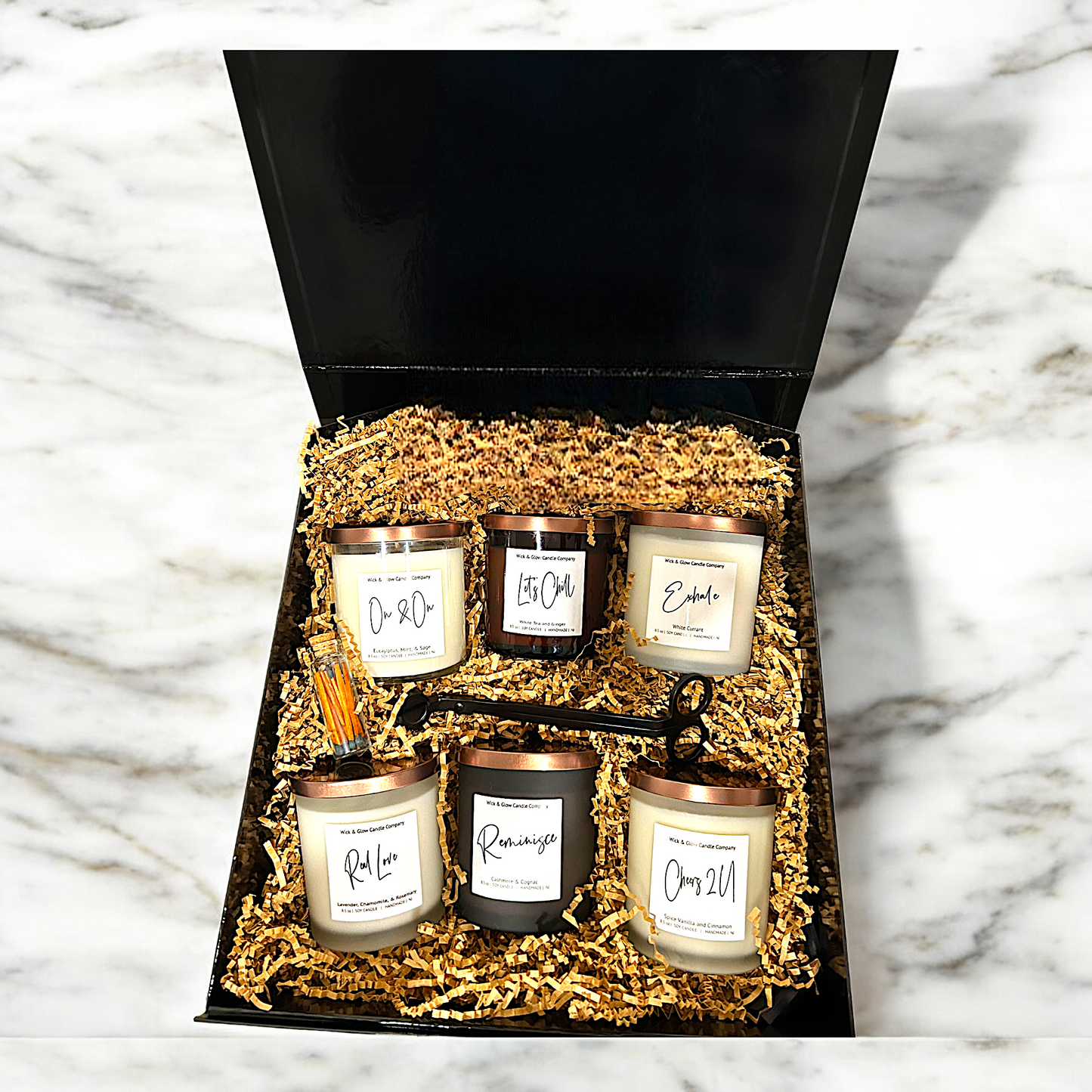 The Welcome Home Box | Luxury Soy Wax Candle Gift Set | 6-Candle Housewarming Box
